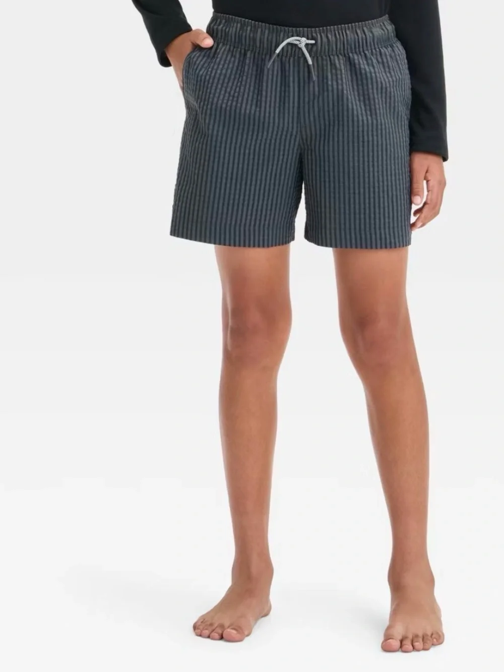 Boys' Striped Swim Shorts - art class
